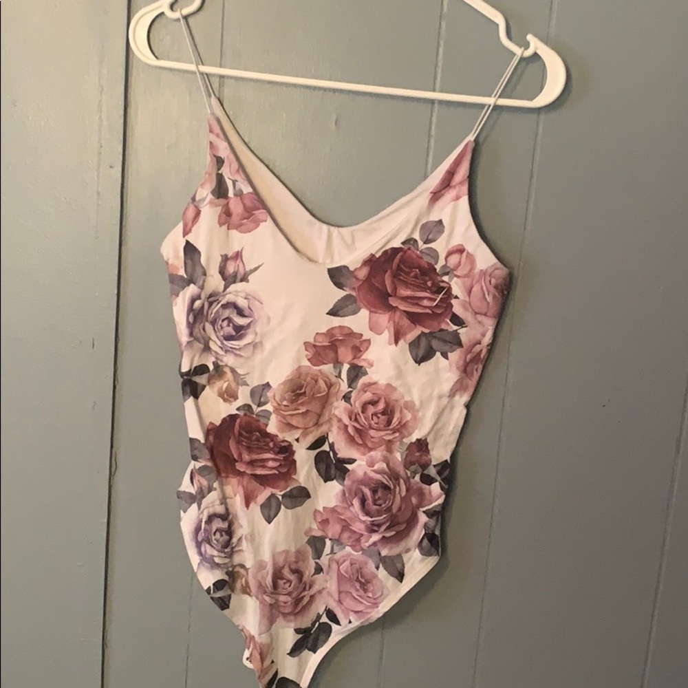 Floral body suit